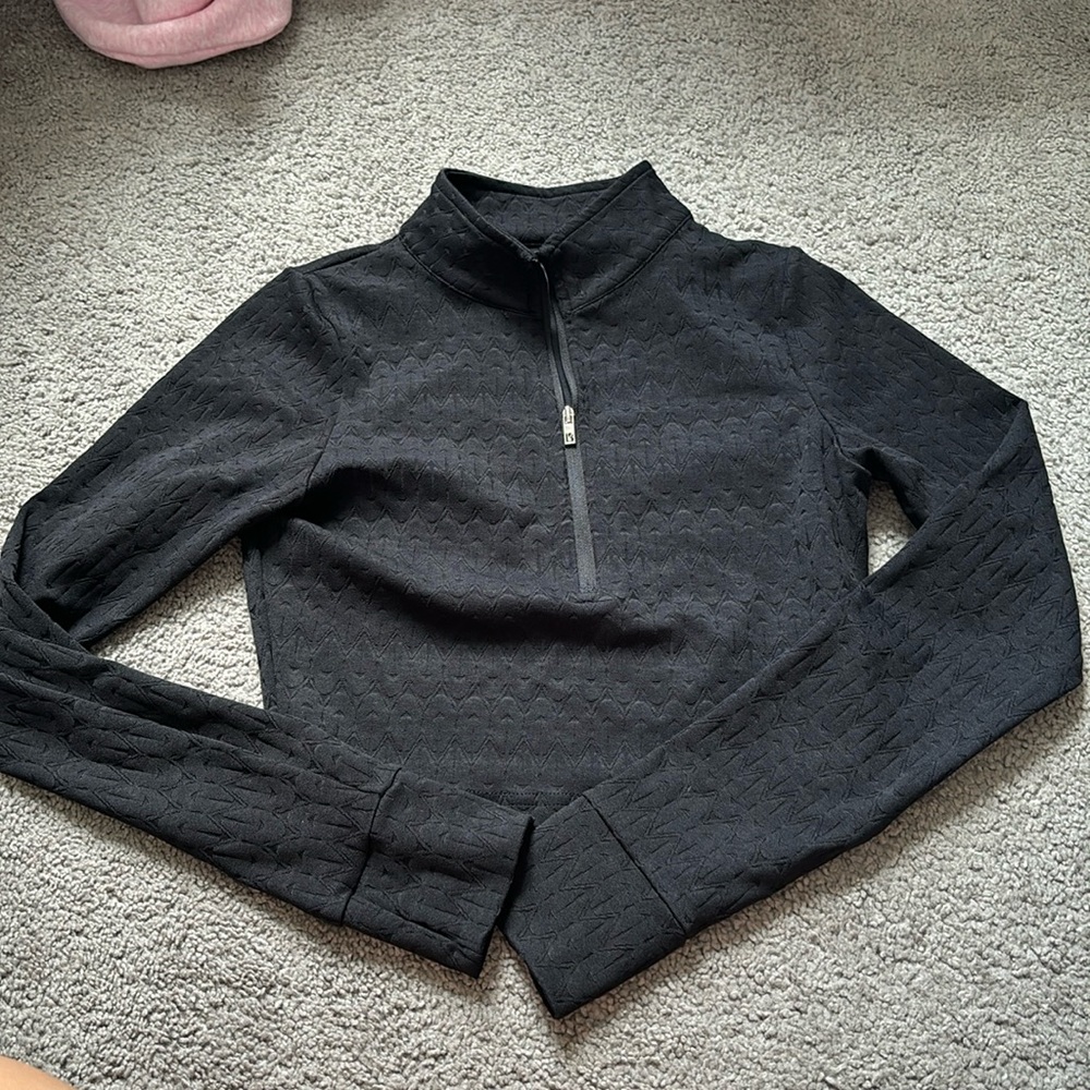 Buffbunny Scarab Jacquard Black Pullover